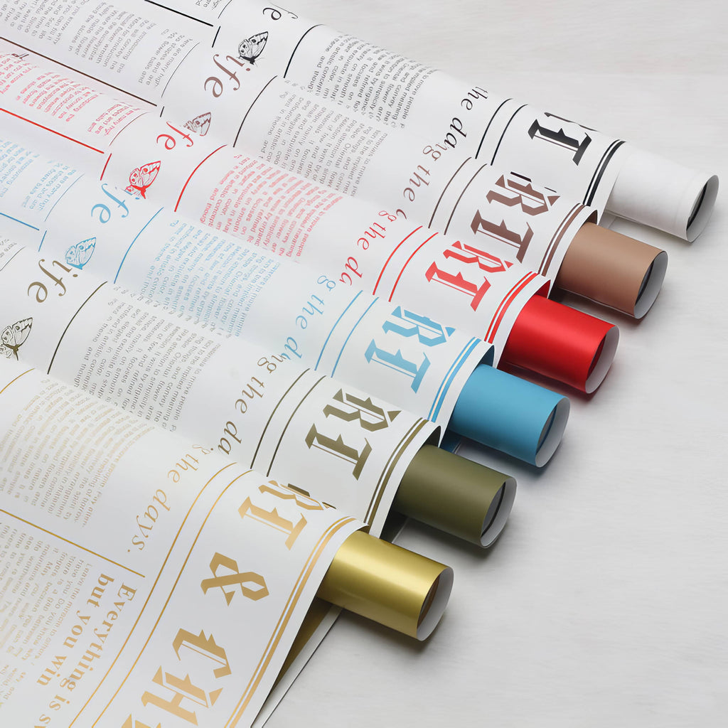 Floral News Chronicle Bouquet & Gift Wrap