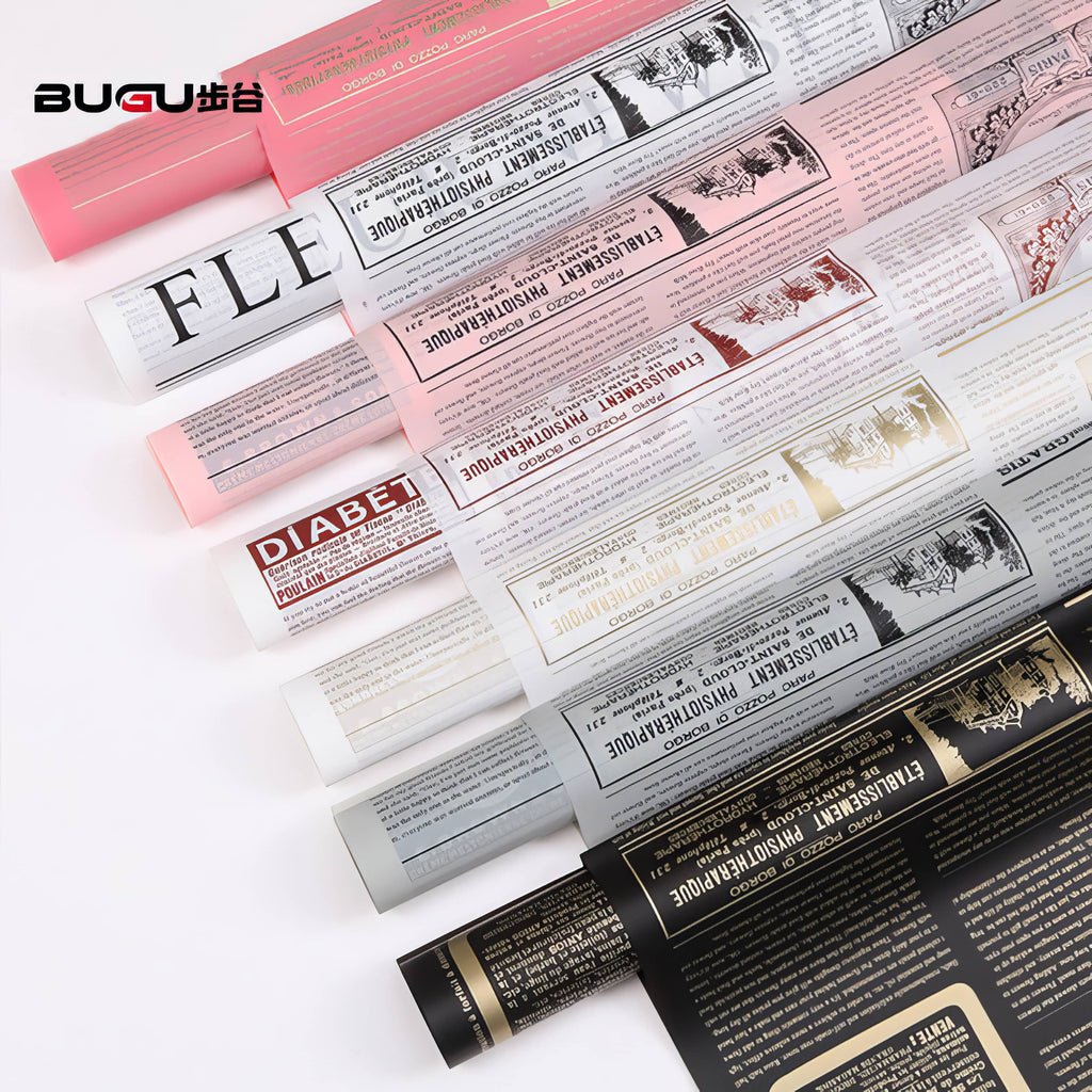 Vintage News Romance Bouquet & Gift Wrap