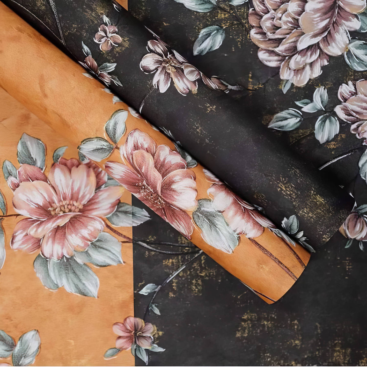 Luxury Enchanted Floral Bouquet &amp; Gift Wrapping Sheets 🌸✨