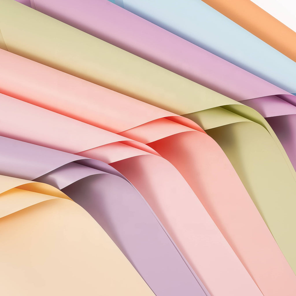 Premium Pastel Matte Floral Wrapping Sheets Bouquet &amp; Gift Wrap 🌸