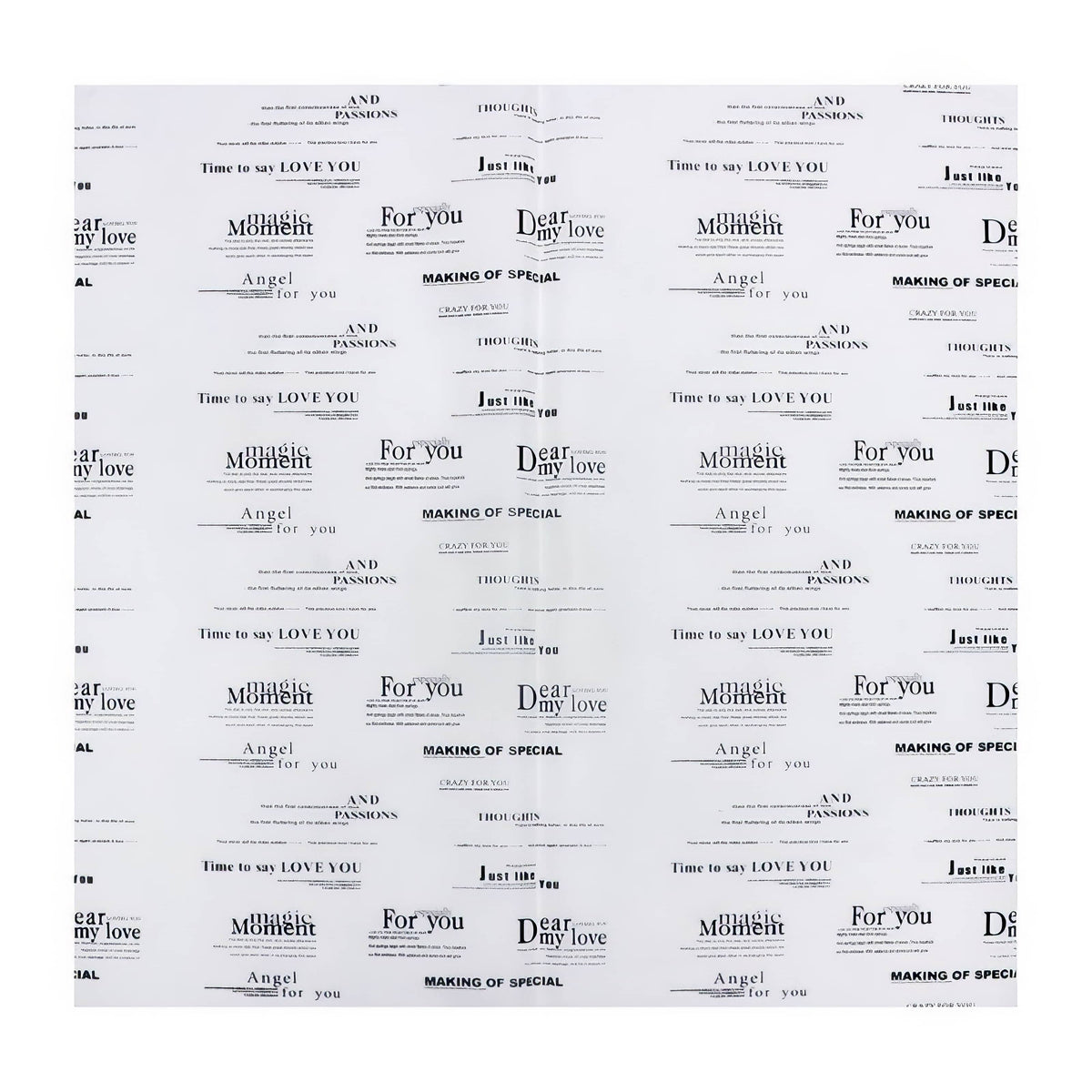 🌸 Luxury Angel For You Bouquet Wrapping Sheets 💐✨