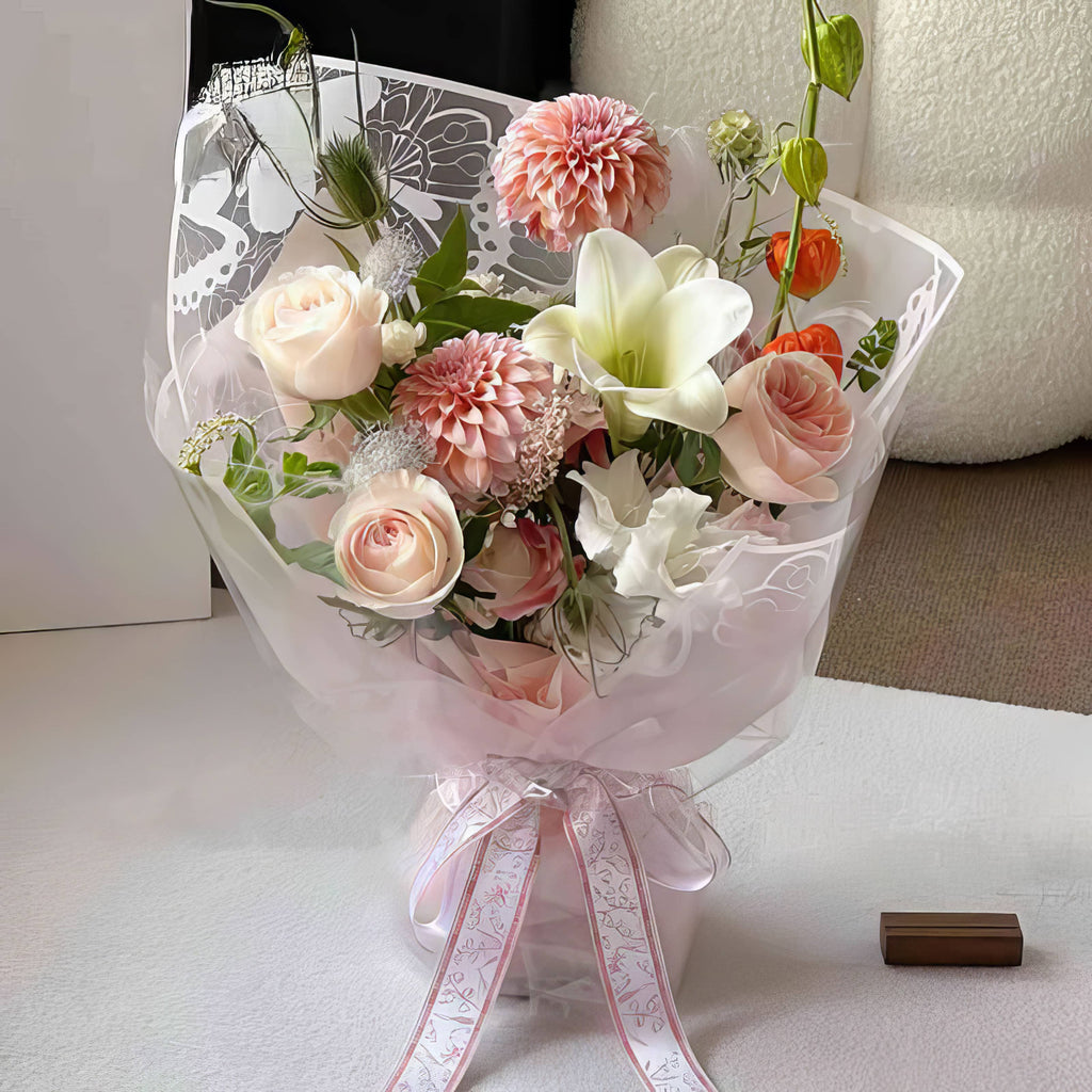 Midnight Butterfly Bouquet &amp; Gift Wrap