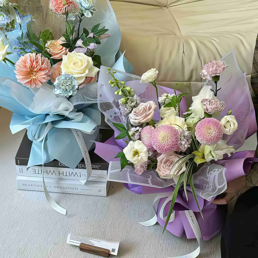 Midnight Butterfly Bouquet &amp; Gift Wrap