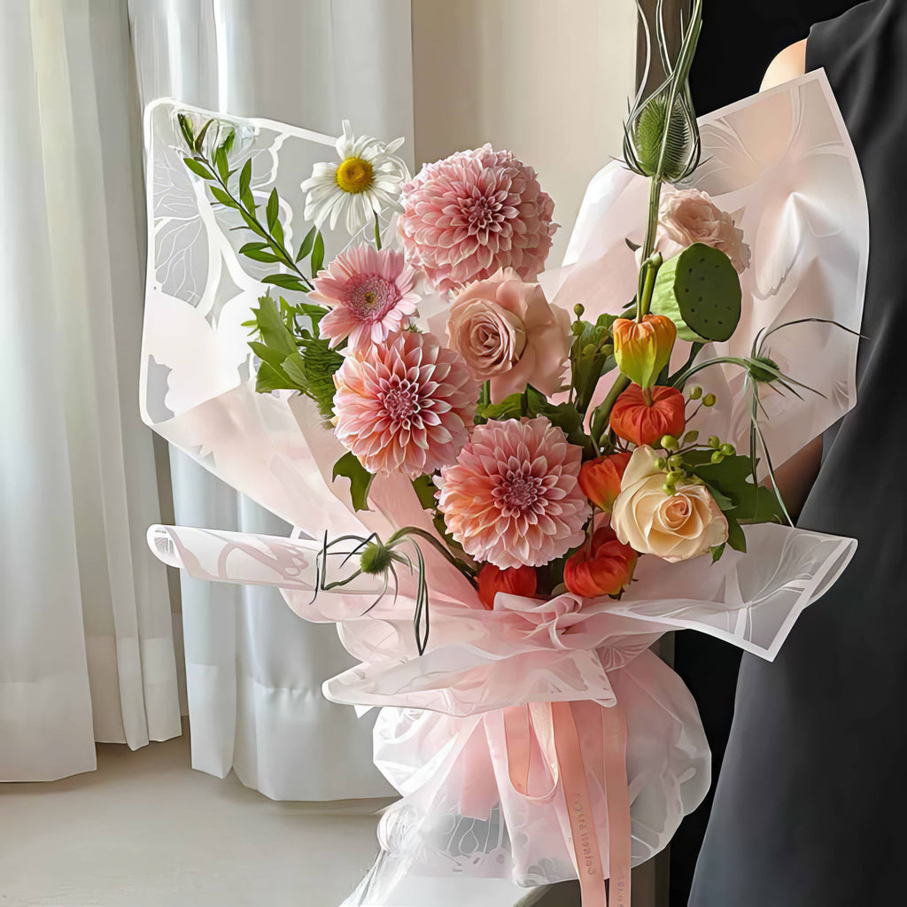 Midnight Butterfly Bouquet &amp; Gift Wrap