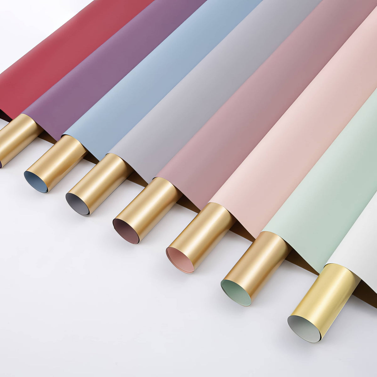 ✨ Luxury Double-Sided Golden Foil Bouquet Wrapping Sheet