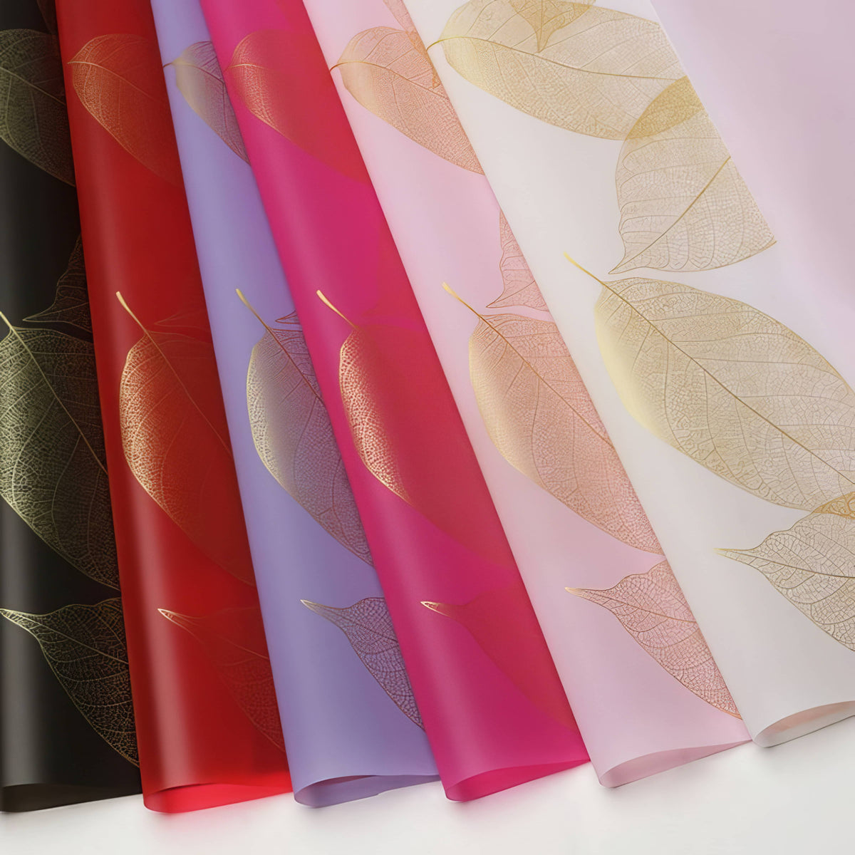 Premium Golden Leaf Floral  Bouquet & Gift Wrap