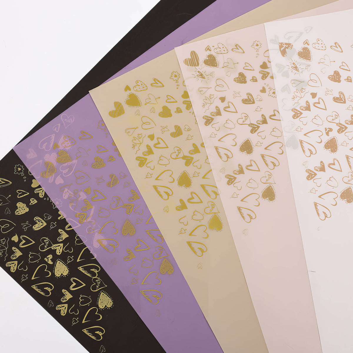 ✨ Luxury Hand-Drawn Heart Bouquet Wrap ✨
