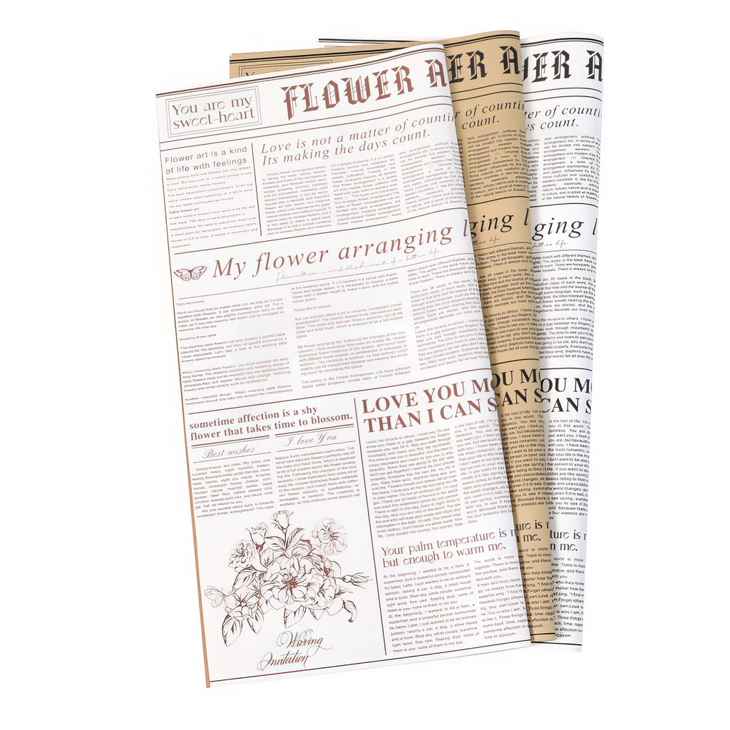 Floral News Chronicle Bouquet & Gift Wrap