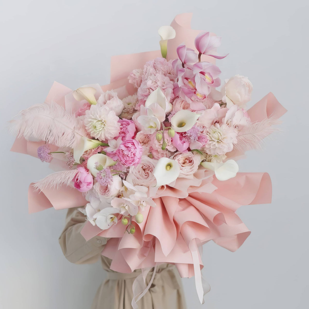 Premium Pastel Matte Floral Wrapping Sheets Bouquet &amp; Gift Wrap 🌸