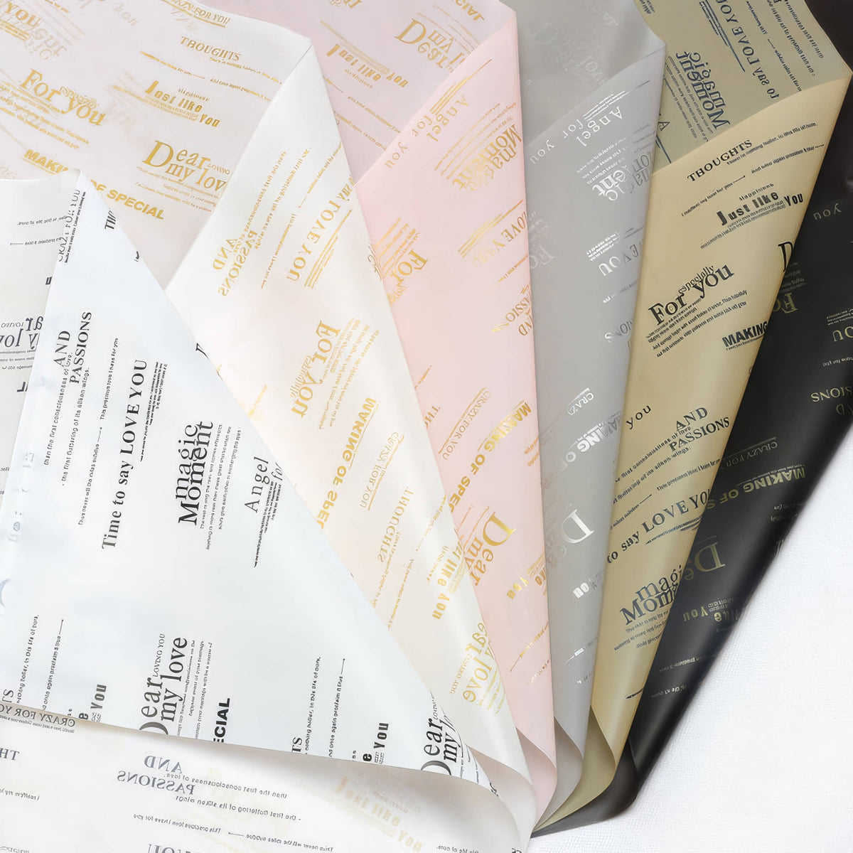 🌸 Luxury Angel For You Bouquet Wrapping Sheets 💐✨