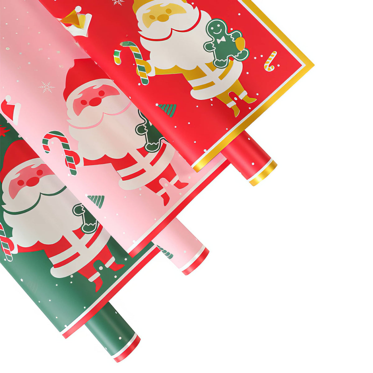 Premium Merry Christmas Santa Claus Bouquet Wrapping Sheets 🎅🎄✨