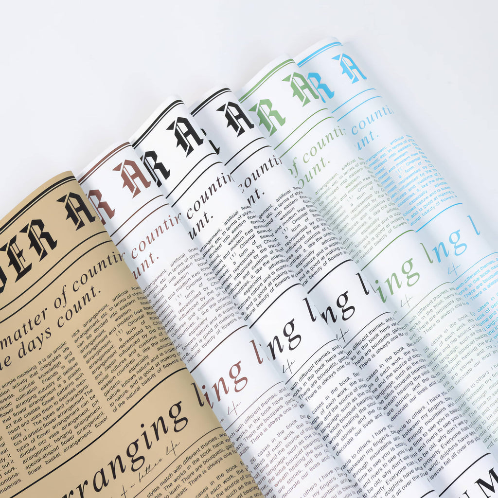 Floral News Chronicle Bouquet & Gift Wrap