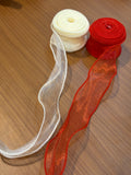 Premium Sheer Organza Ribbon – 1.5 Inch x 9 Meter