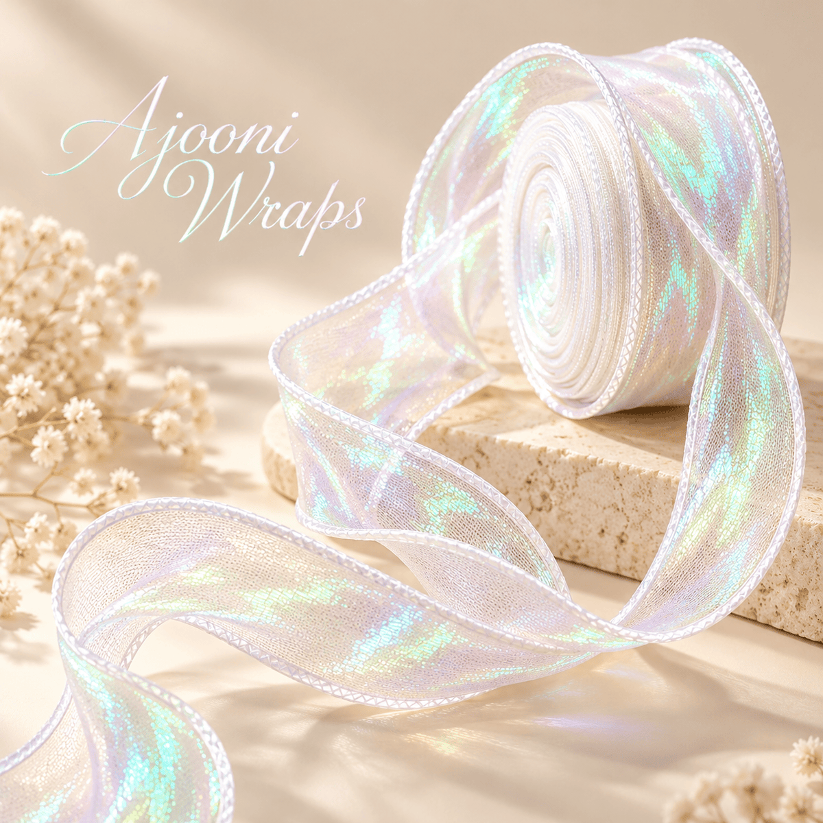 Premium Shimmer Sheer Organza Ribbon| 2 Inch | | 10 Yards |✨