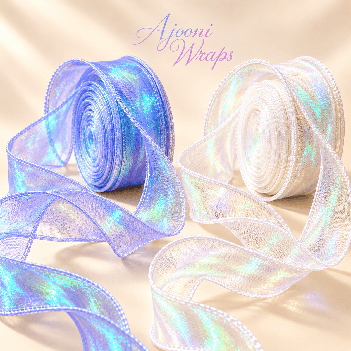 Premium Shimmer Sheer Organza Ribbon| 2 Inch | | 10 Yards |✨
