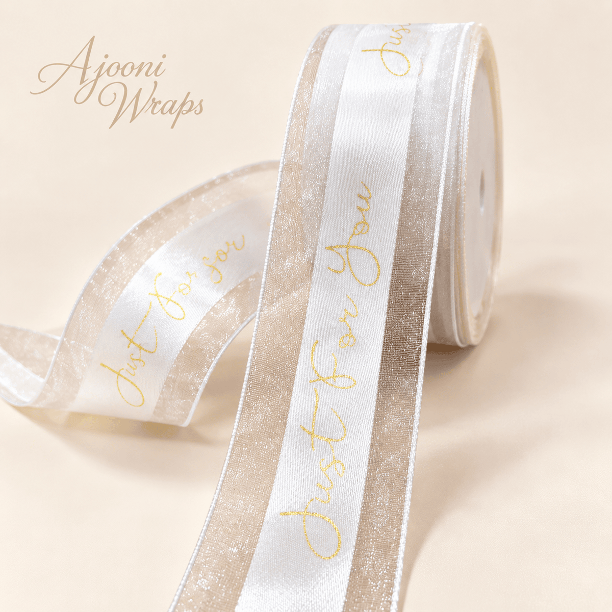Luxury Just For You Organza Satin Ribbon | 1.5 Inch |