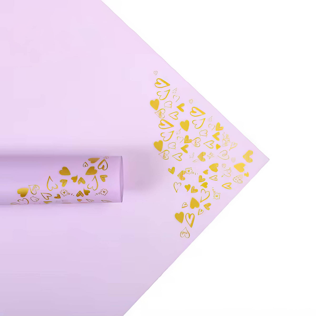✨ Luxury Hand-Drawn Heart Bouquet Wrap ✨