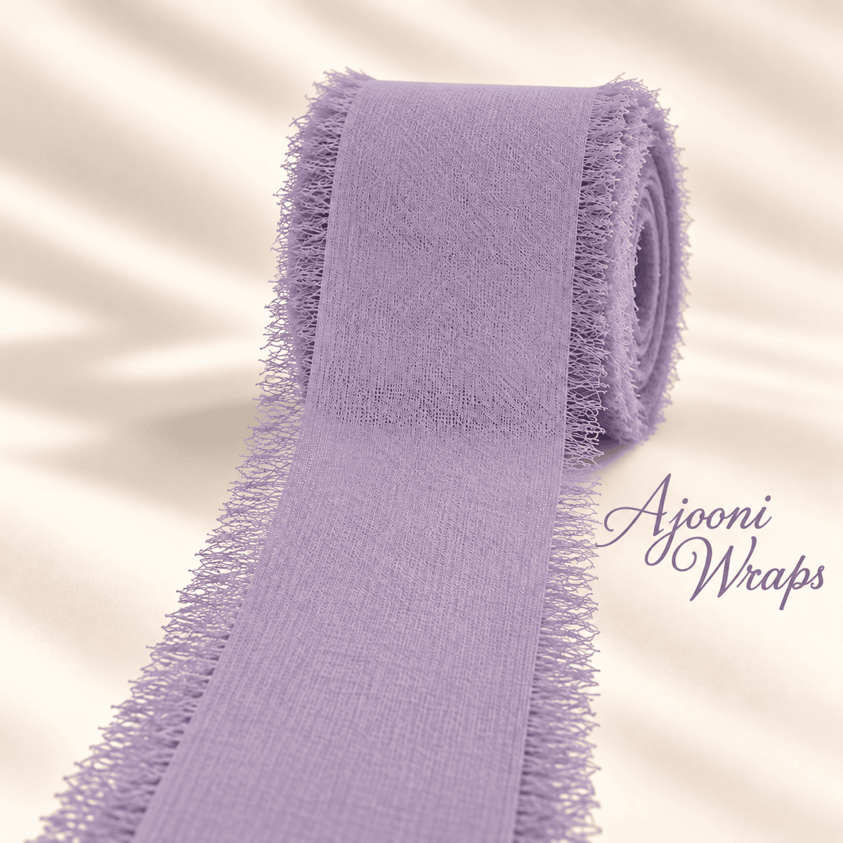Luxury Frayed Edge Fabric Ribbon | 5 Yards |