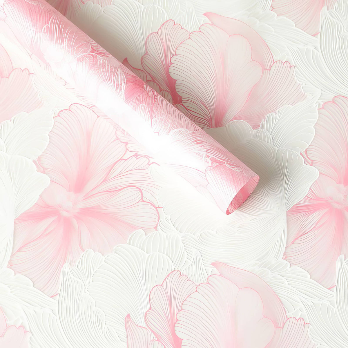 Premium Floral Sketch Bouquet Wrapping Sheets 🌸✨