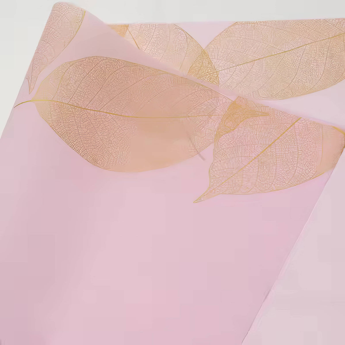 Premium Golden Leaf Floral  Bouquet & Gift Wrap