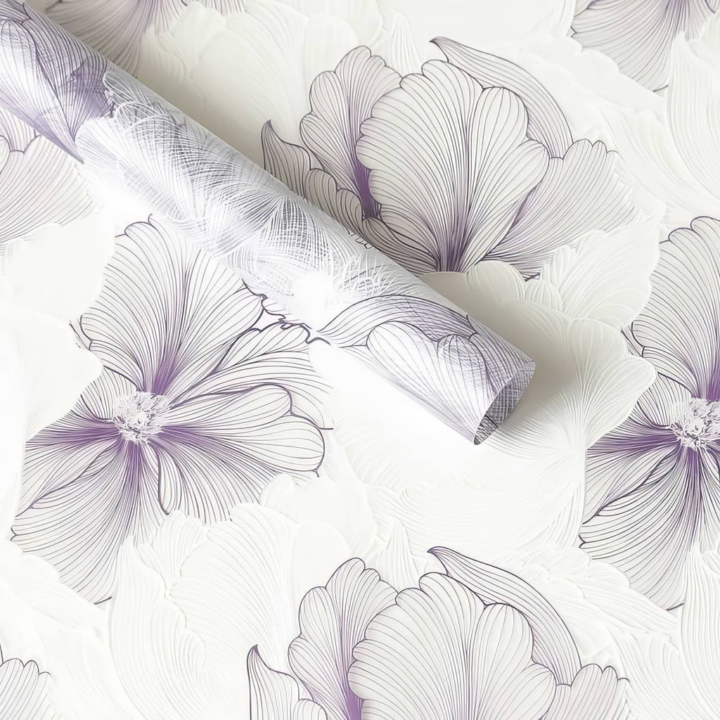 Premium Floral Sketch Bouquet Wrapping Sheets 🌸✨