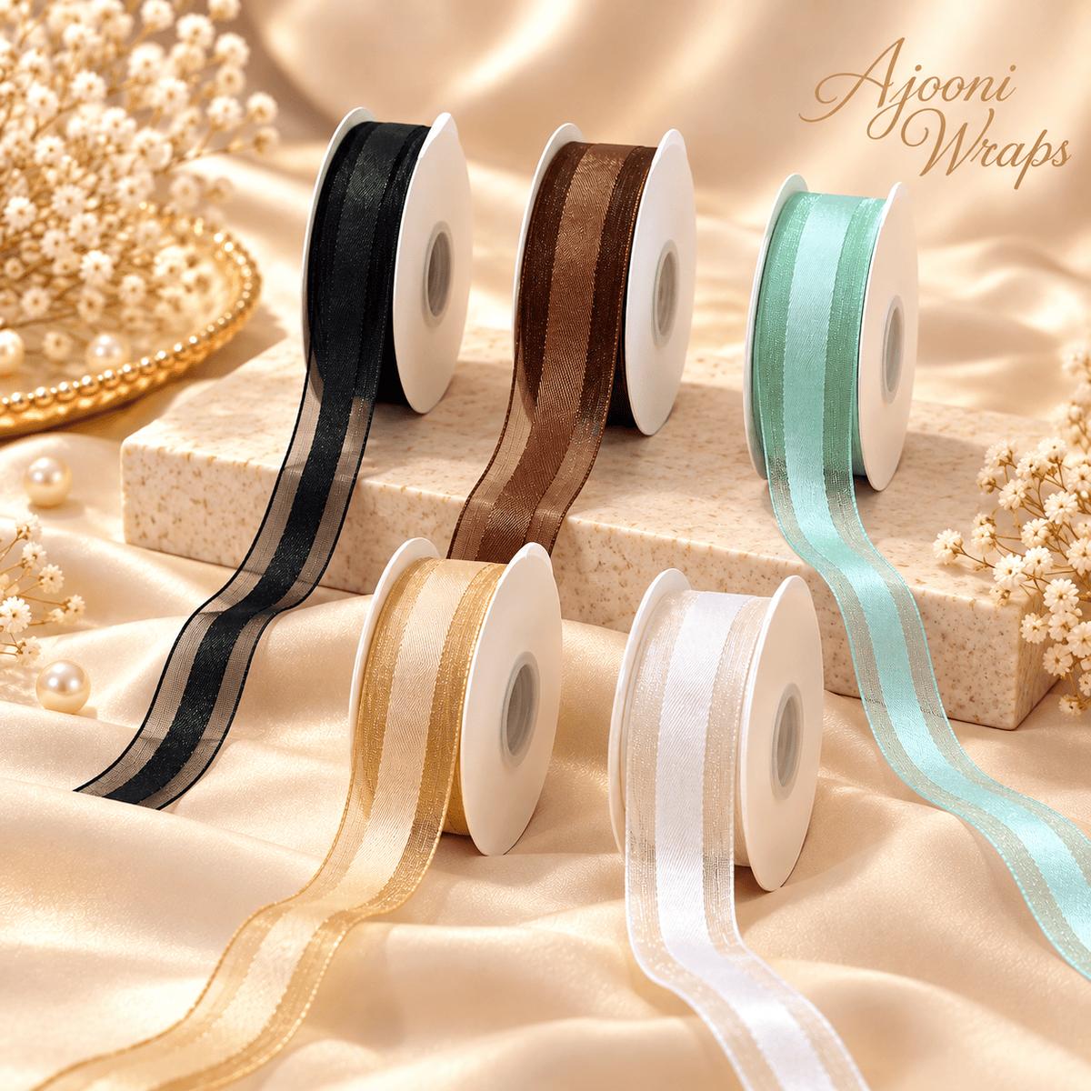 Luxury Organza Satin Ribbon | 1 Inch