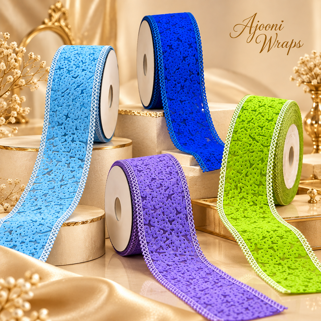 ✨ Luxury Designer Velvet Ribbon | 1.5 Inch | 10 Yards |🎀💜
