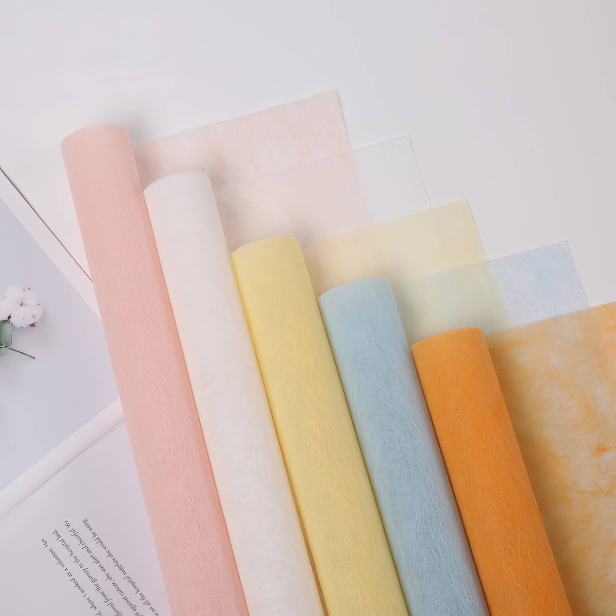 Premium Pastel Non-Woven Wrapping Sheets 🌸