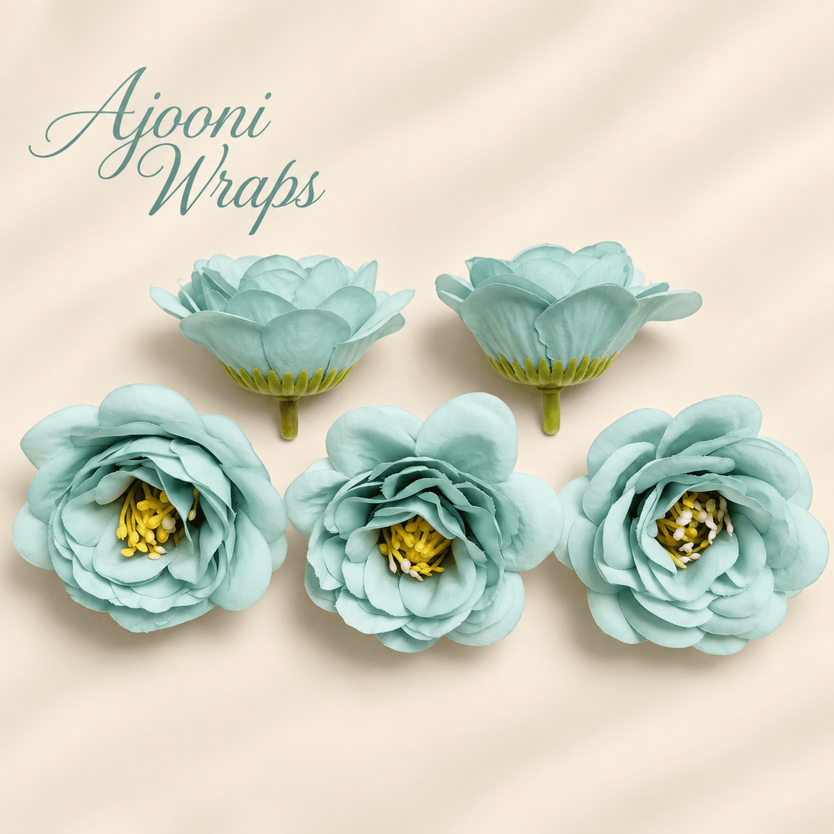 Premium Camellia Floral Head