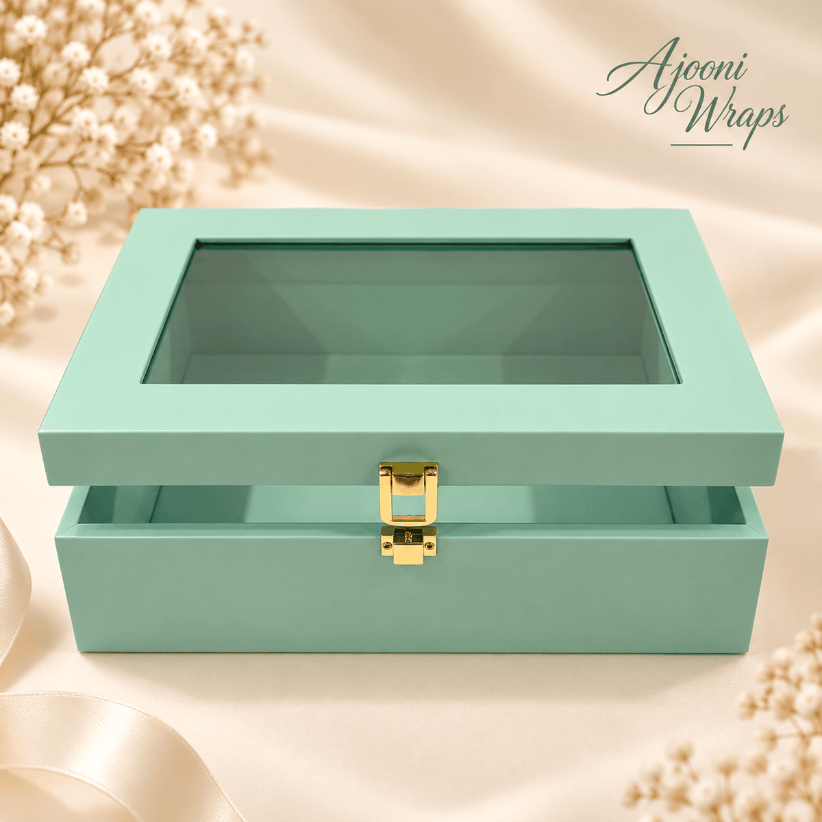 Luxury Leatherette Acrylic Window Box