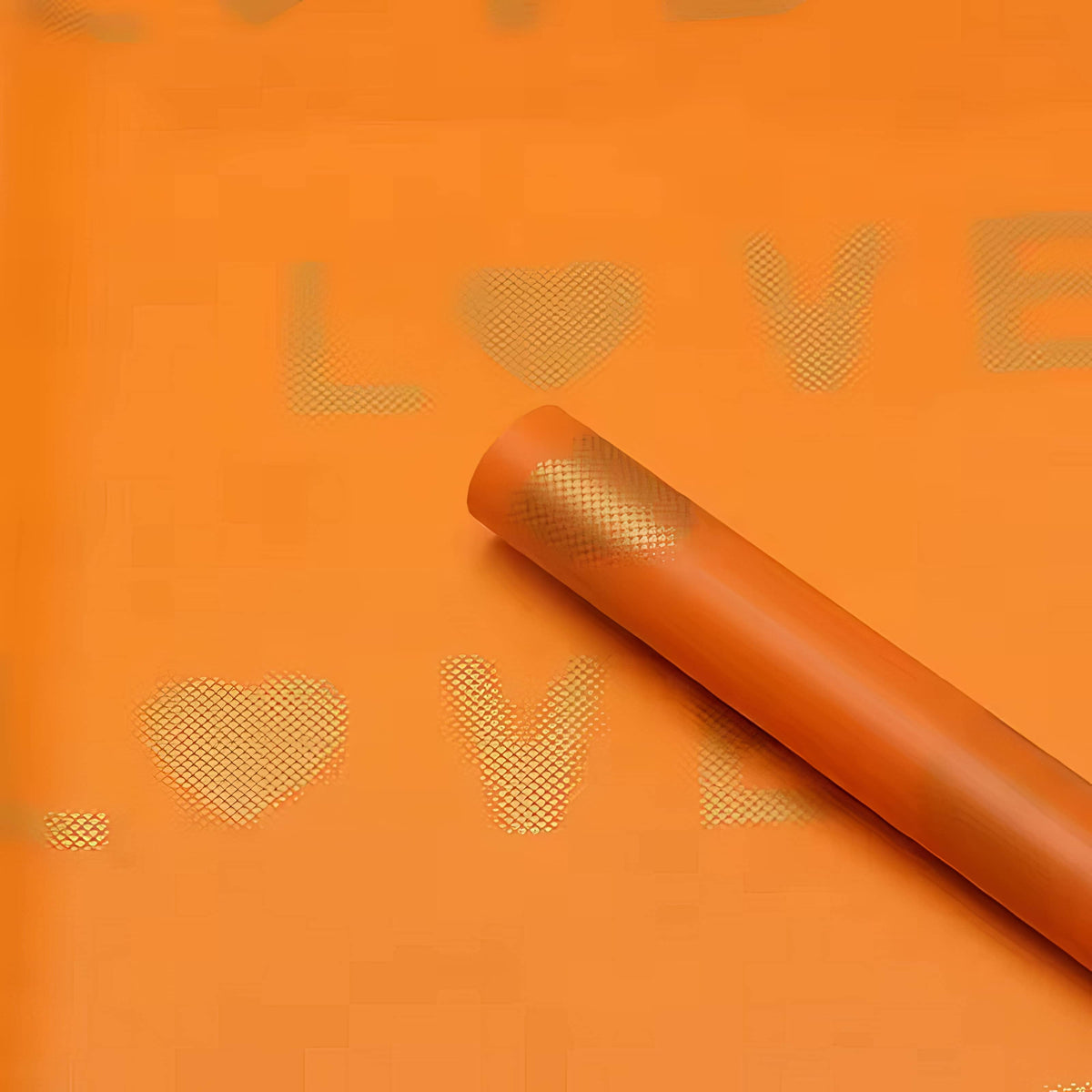✨ Premium Golden Love Heart Bouquet Wrapping Sheets💖 ✨