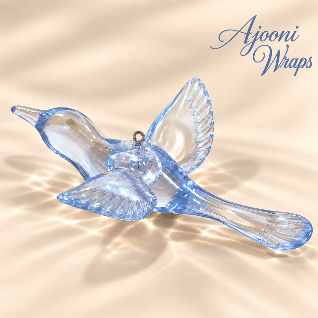 Translucent Plastic Bird Decoration