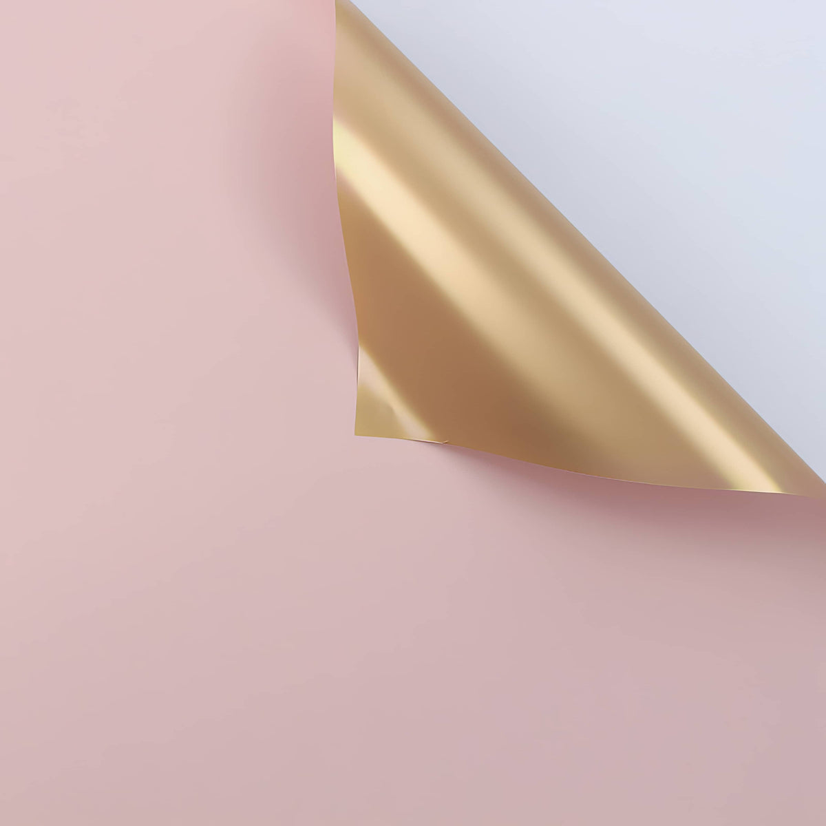 ✨ Luxury Double-Sided Golden Foil Bouquet Wrapping Sheet