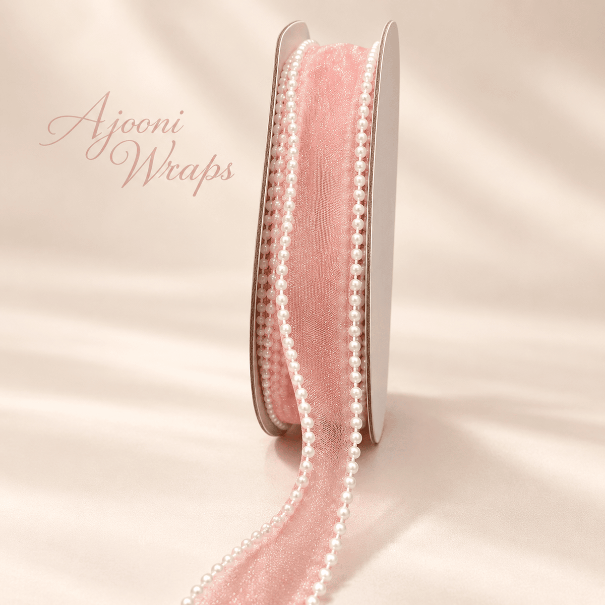 Pearl Organza Premium Ribbon | 1 Inch 10 Yards
