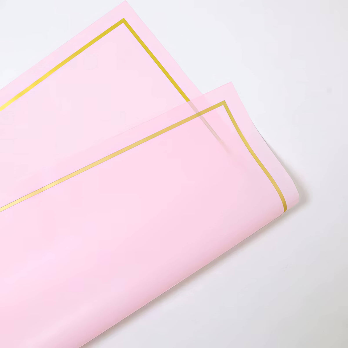 Elegant Gold Trim Wrapping Sheet ✨💛🎀
