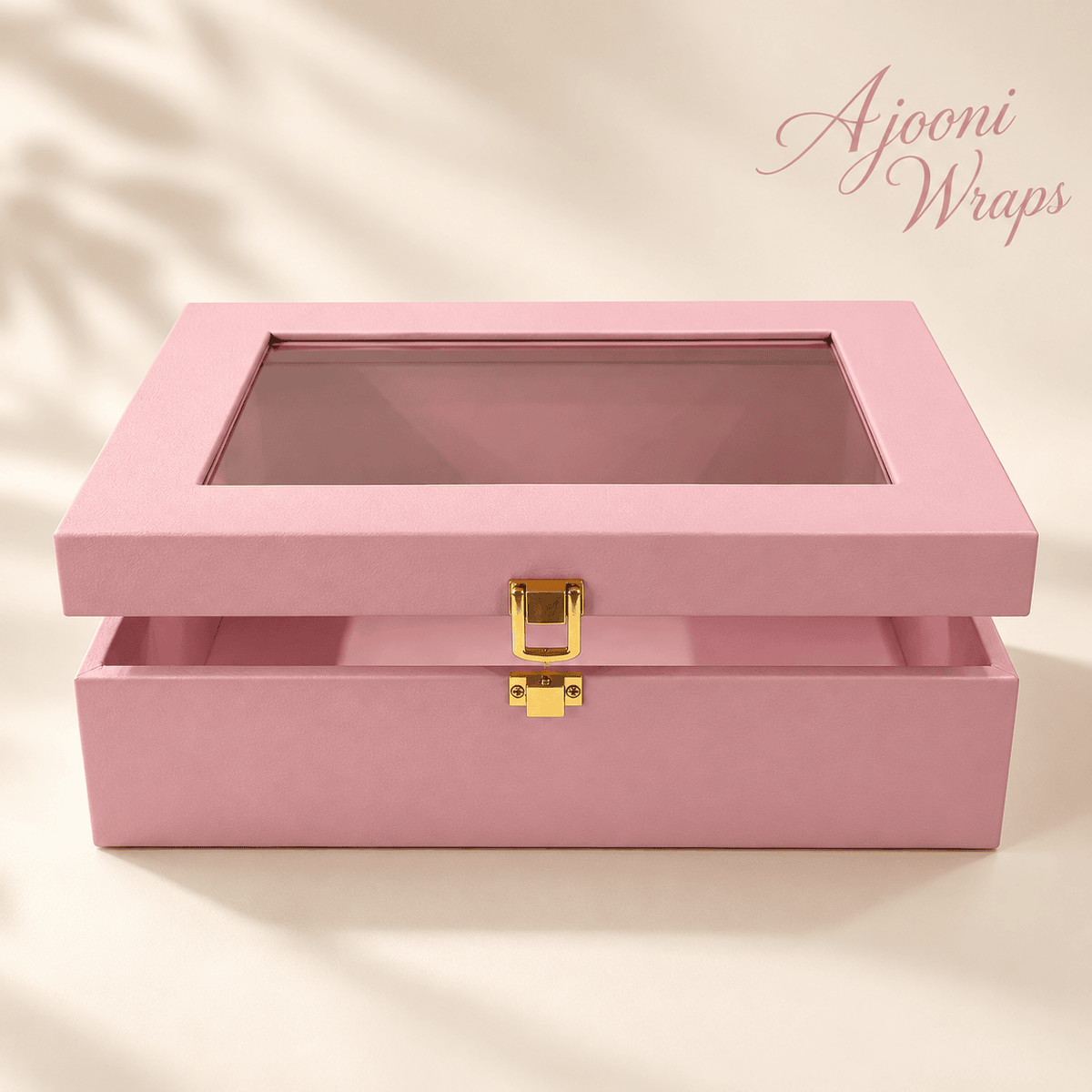 Luxury Leatherette Acrylic Window Box