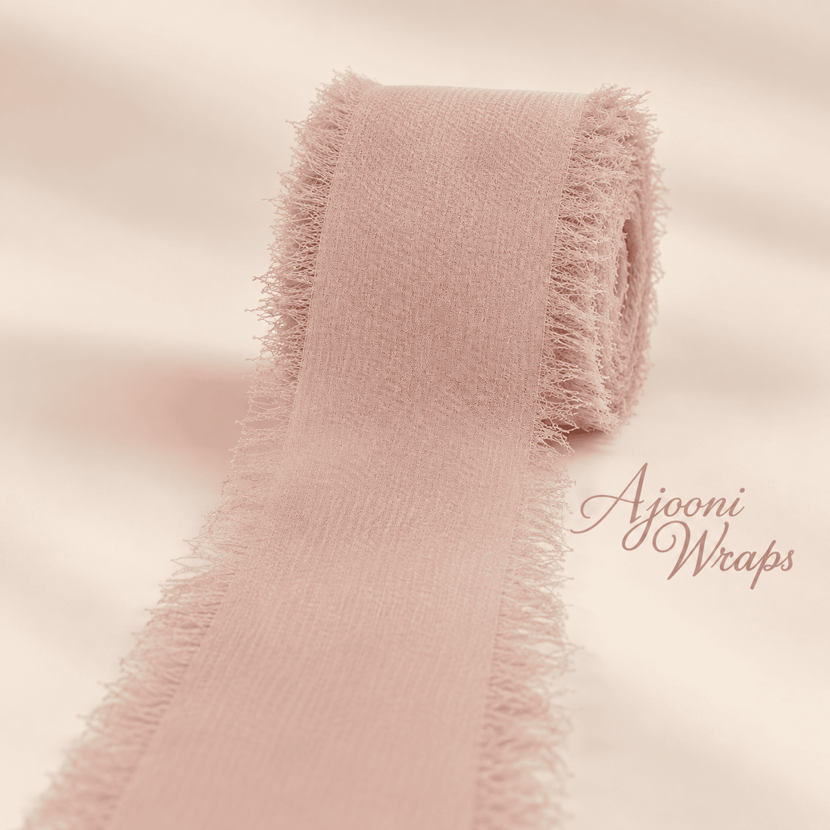 Luxury Frayed Edge Fabric Ribbon | 5 Yards |