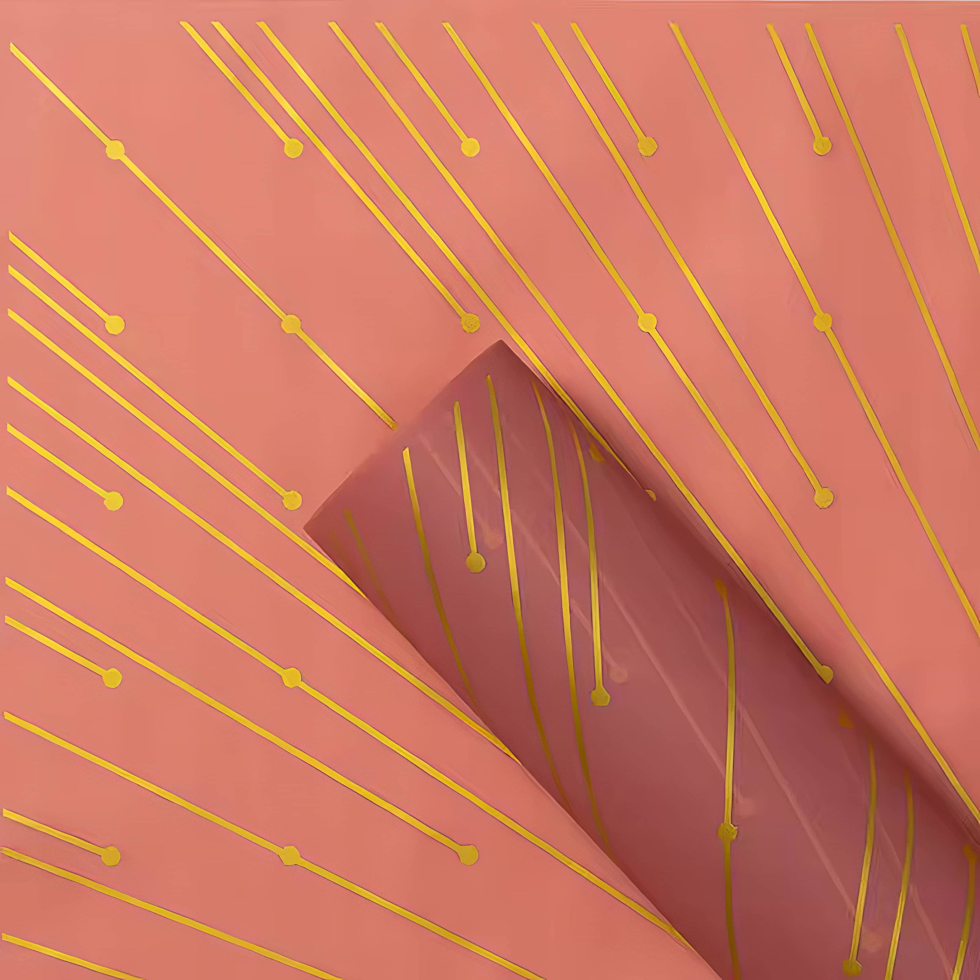 Golden Lines Of Destiny Bouquet &amp; Gift Wrap