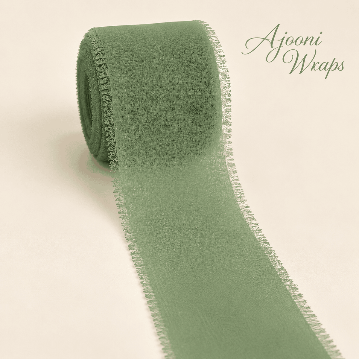 Luxury Frayed Edge Fabric Ribbon | 5 Yards |