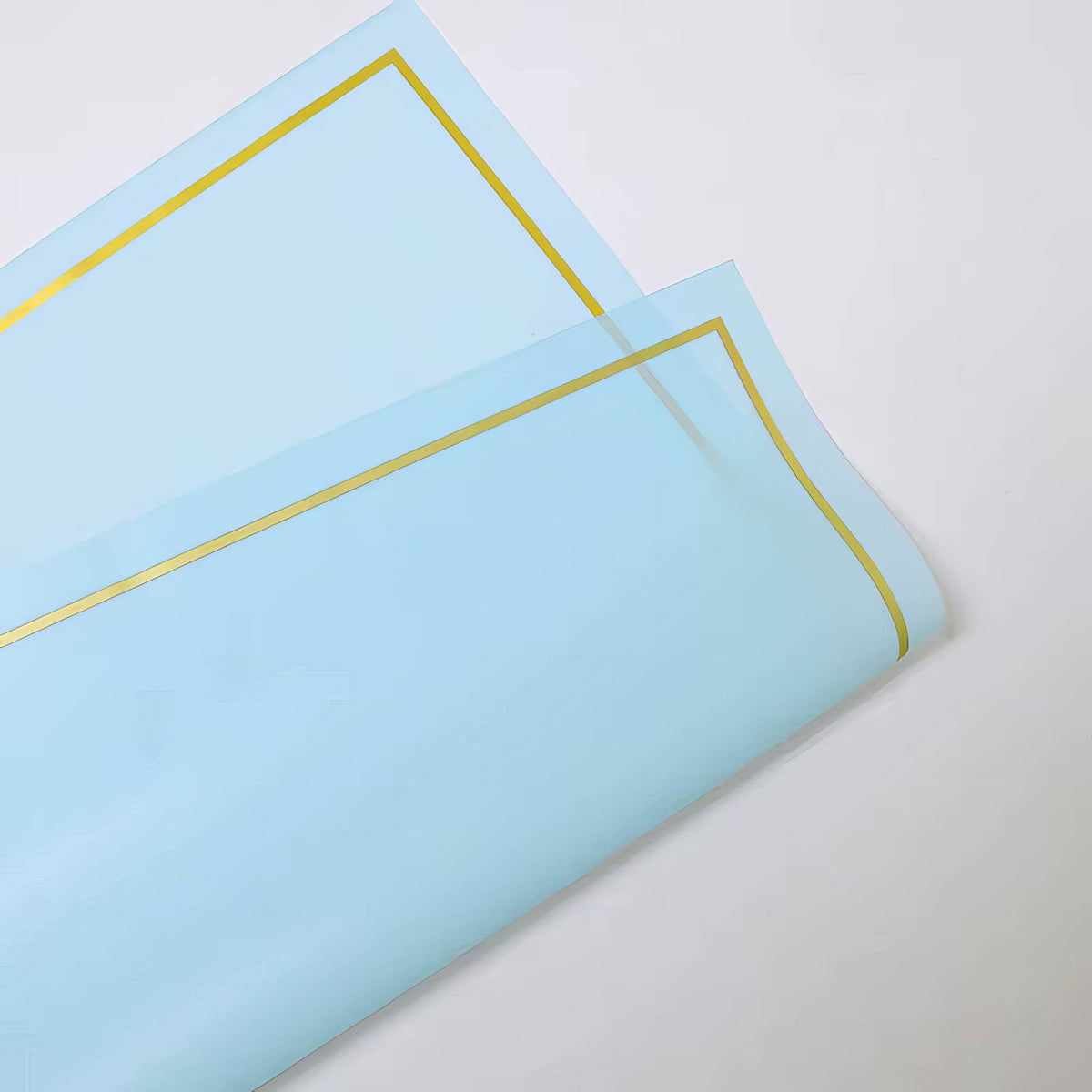 Elegant Gold Trim Wrapping Sheet ✨💛🎀
