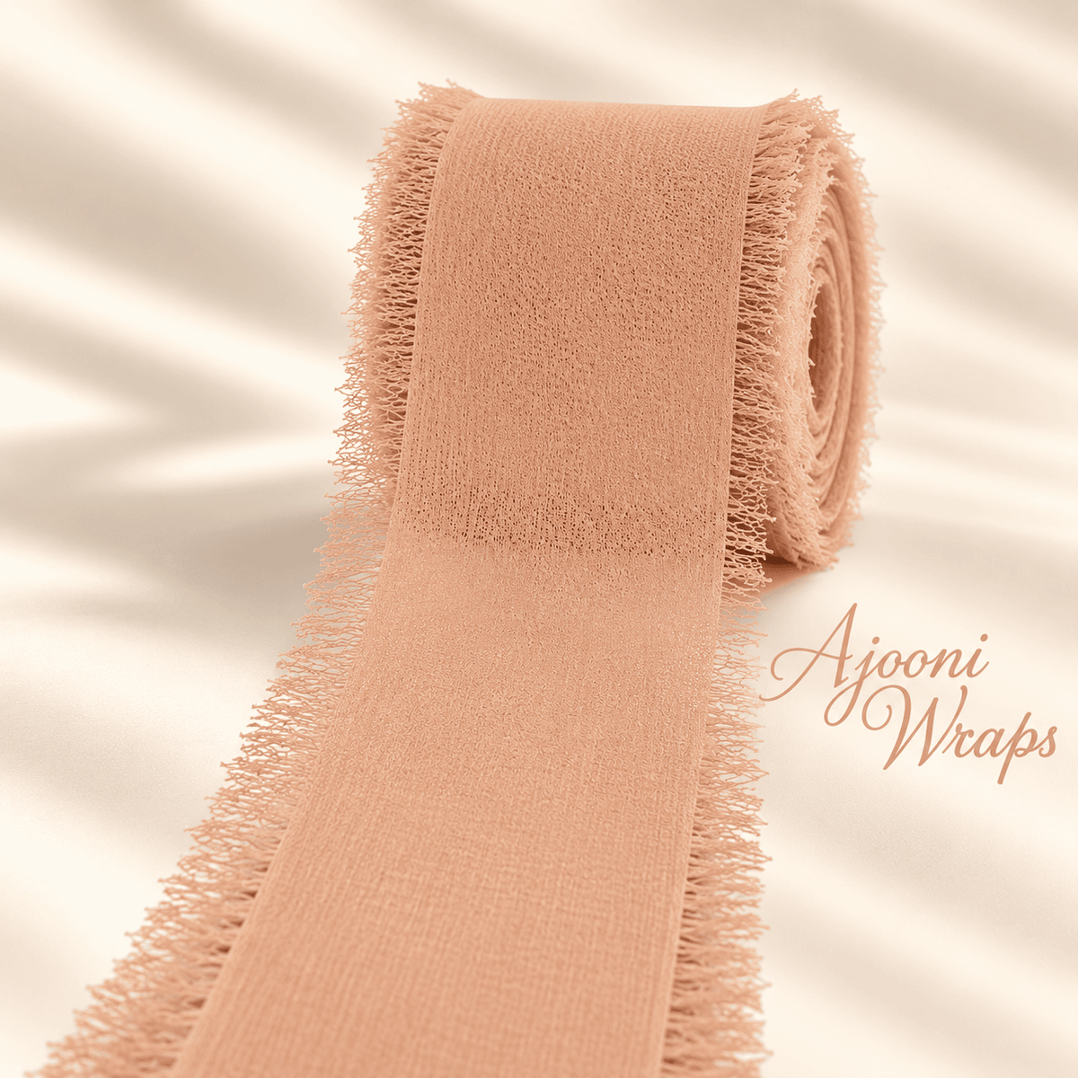 Luxury Frayed Edge Fabric Ribbon | 5 Yards |
