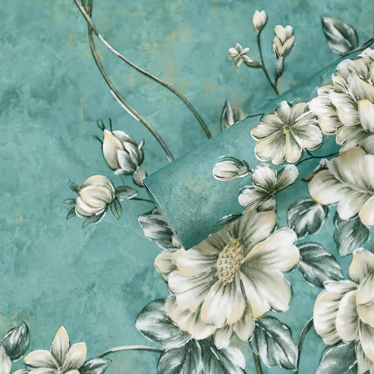 Luxury Enchanted Floral Bouquet &amp; Gift Wrapping Sheets 🌸✨