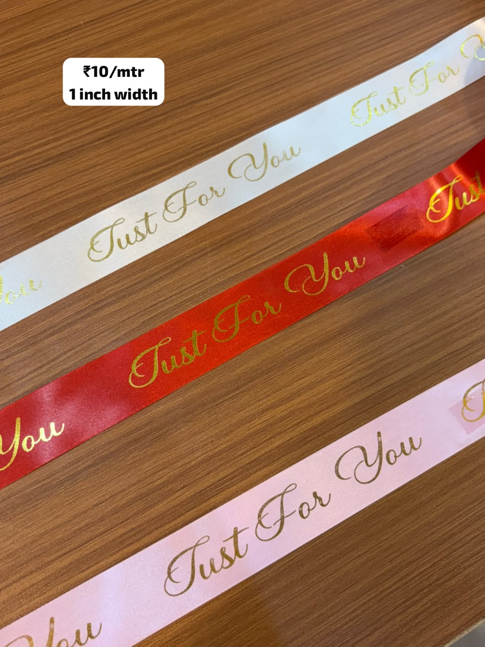 Just For You Satin Ribbon