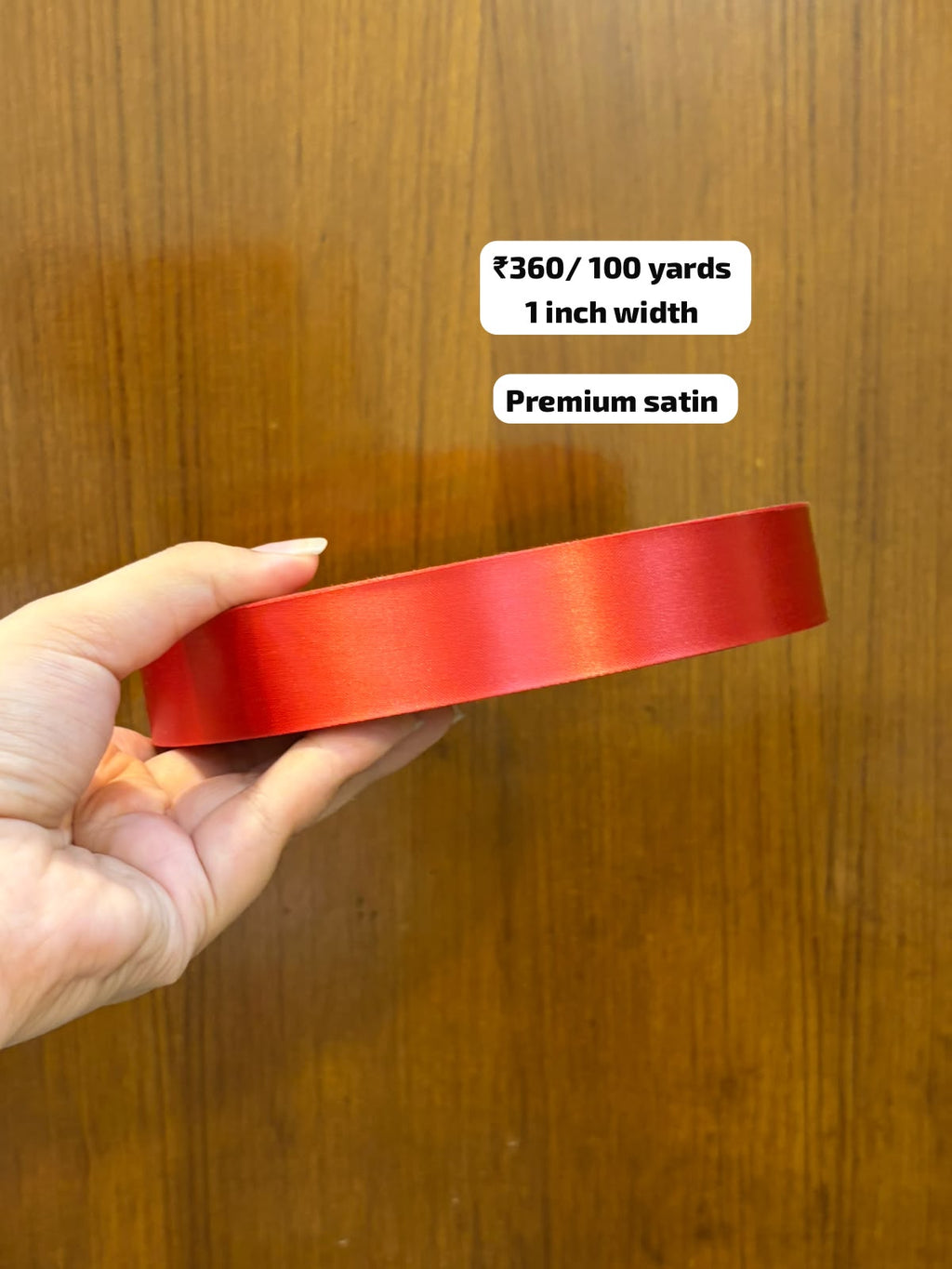 Premium Plain Satin Ribbon