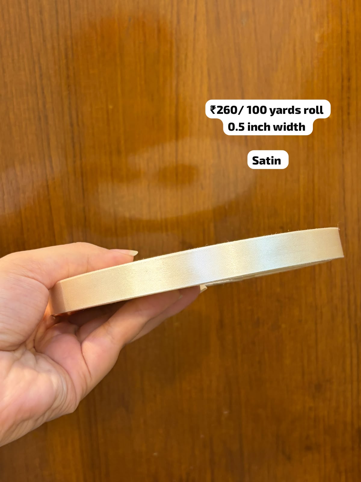 Premium Plain Satin Ribbon