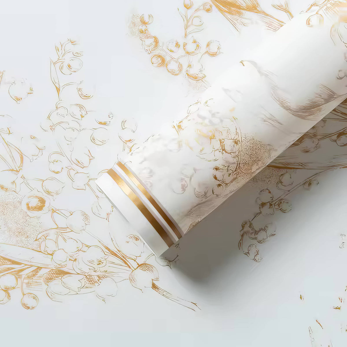 Premium Botanical Floral Wrapping Sheet 🌿🌸✨