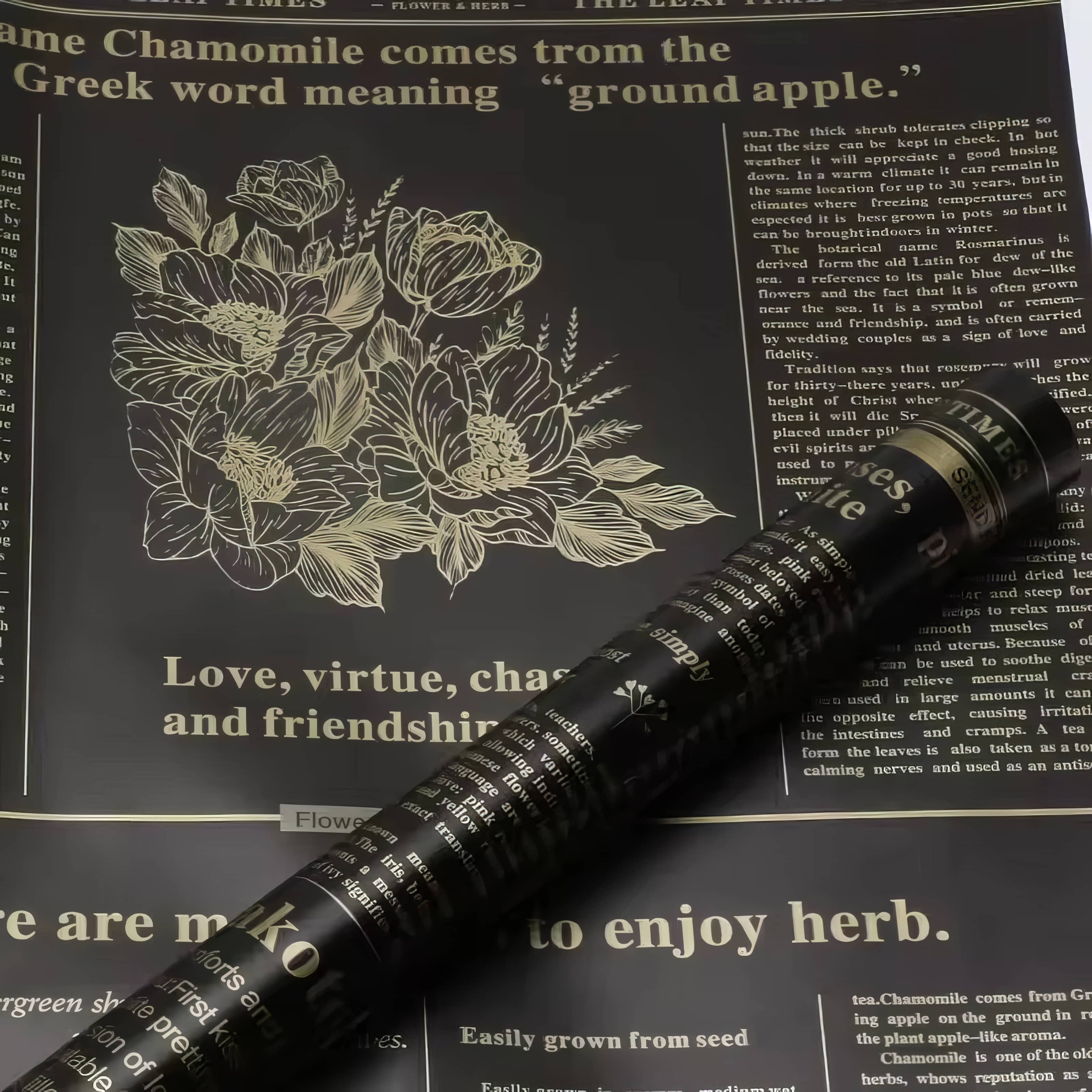 Botanical News Elegance Bouquet & Gift Wrap