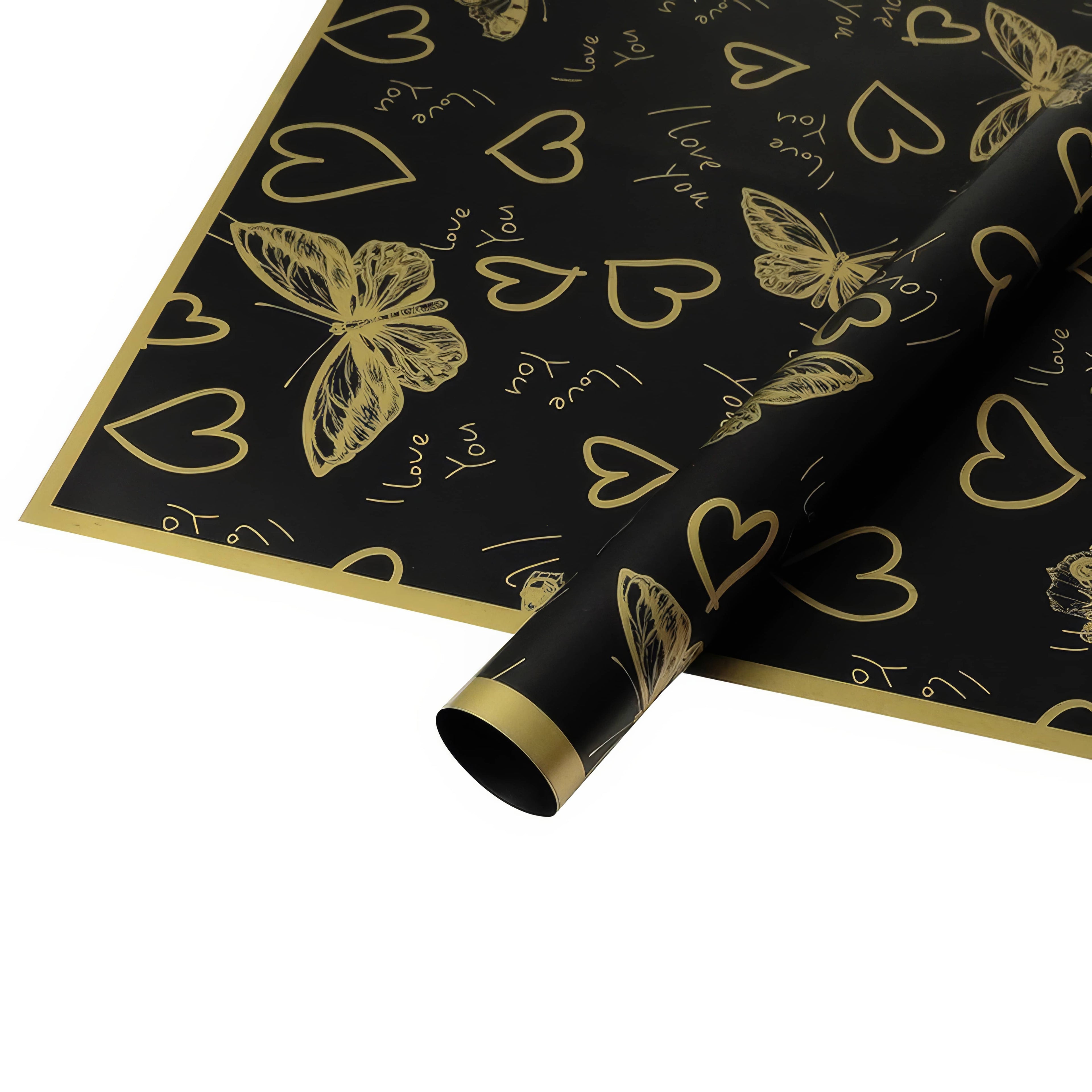 Butterfly Love Heart Bouquet Wrap