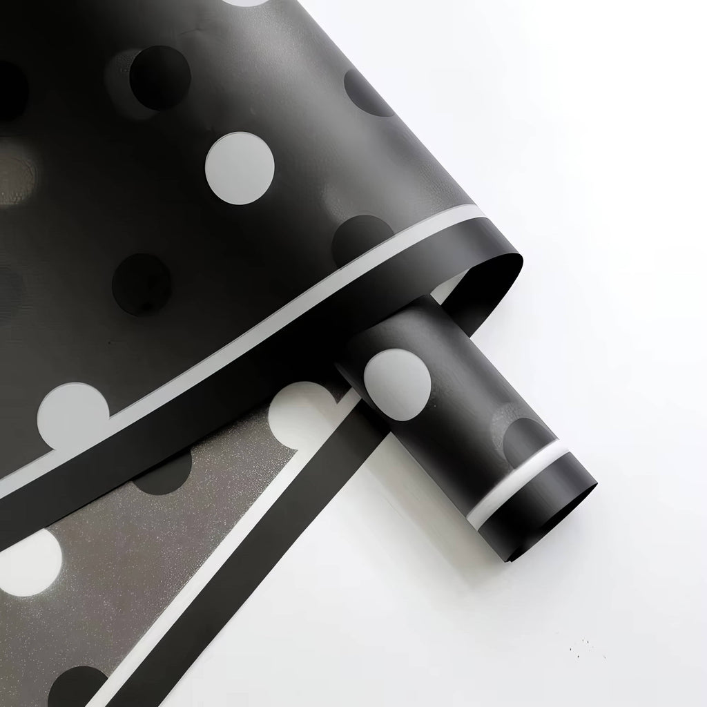 🎀 Premium Polka Dot Bouquet Wrapping Sheet 🌸✨