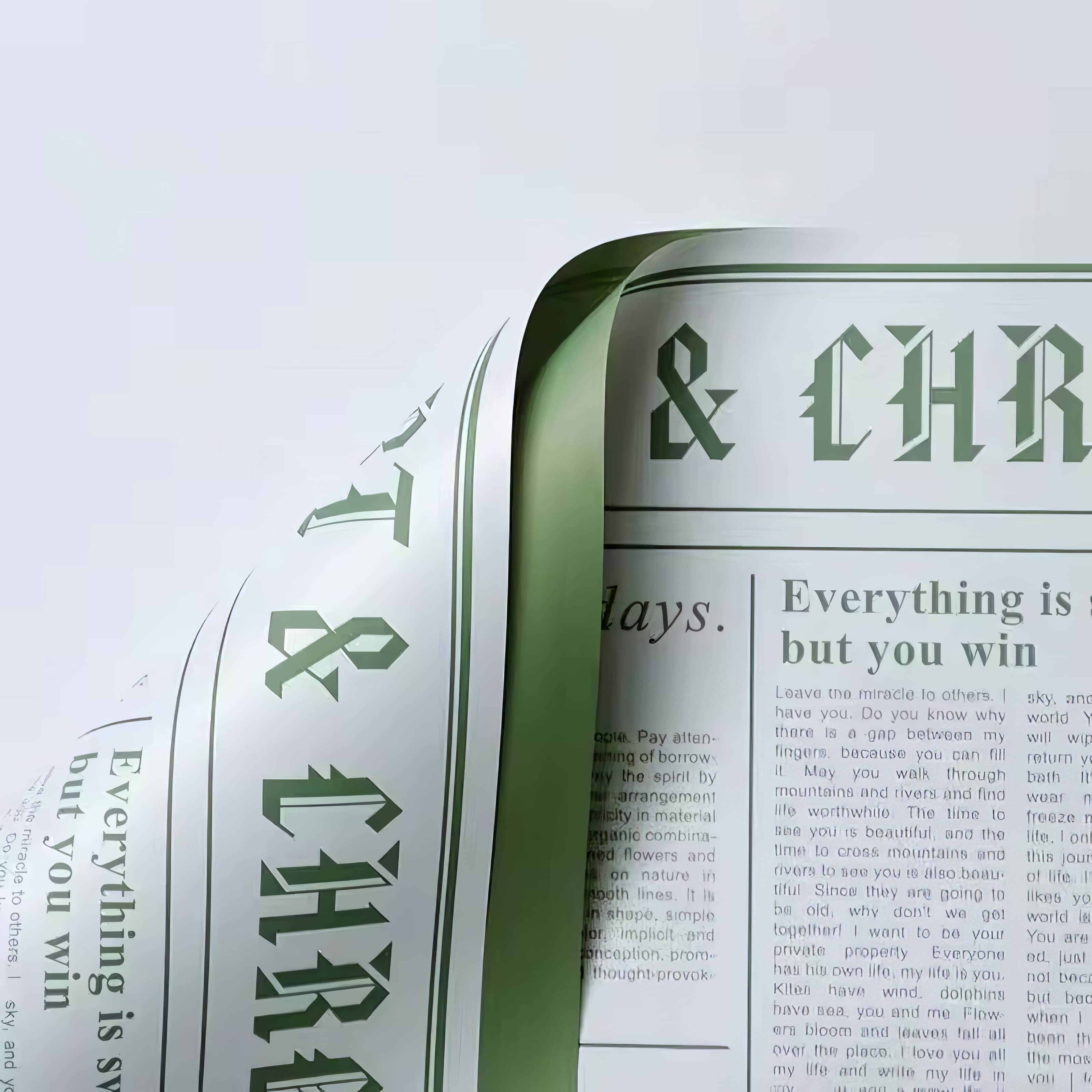 Floral News Chronicle Bouquet & Gift Wrap